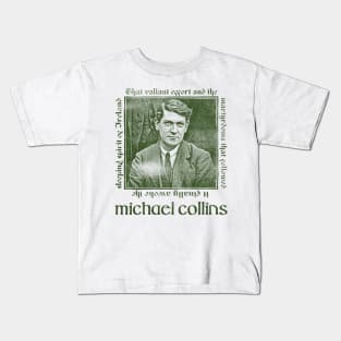 Michael Collins /// Retro Faded Style Design Kids T-Shirt